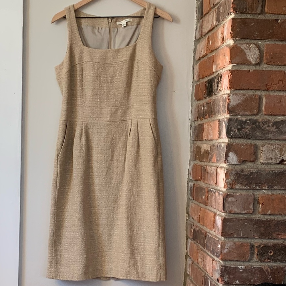 Banana Republic Tan Pencil Dress
